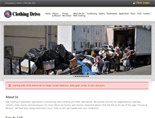 Tablet Screenshot of clothingdrive.net